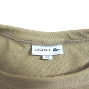 LACOSTE SH055EL ビッグクロック半袖スウェット 4 ベージュ