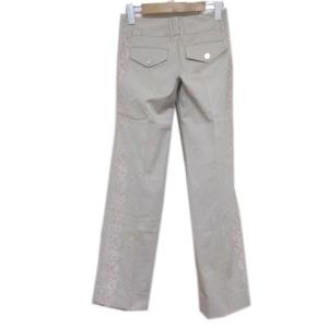 DOLCE&GABBANA パンツ レース ストレッチ 36 ベージュ