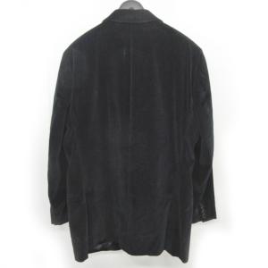 HUGO BOSS ベロアテーラードジャケット ブレザー コットン 総裏 ブラック ECR12 0119