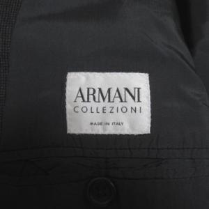 ARMANI COLLEZIONI シングル スーツ ウール テーラードジャケット 3B スラックス 50 グレー
