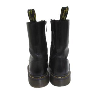 Dr.Martens 10ホールブーツ ワークブーツ レザー ジップ ブラック UK4 EU37 US6 X