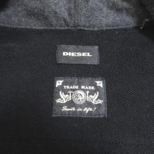 DIESEL ジップアップパーカー M ブラック