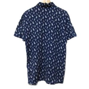POLO RALPH LAUREN ポロシャツ ヨット柄 ポニー ワンポイント 半袖 ネイビー
