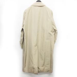 Aquascutum アクア5 ステンカラー スプリングコート ジャケット シルク 英国製 ベージュ