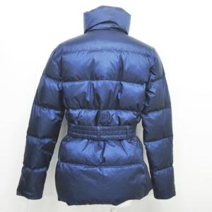 RALPH LAUREN ゴルフ ダウン ジャケット コート ロゴ刺繍 ベルト付き 青 XS 国内正規品 1230