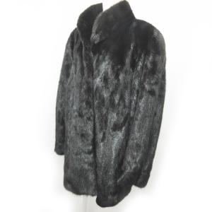 SAGA MINK 銀サガ ミンクファー コート 15 黒