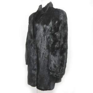 SAGA MINK FURDi 金サガ サガミンクファーハーフコート 約M 黒