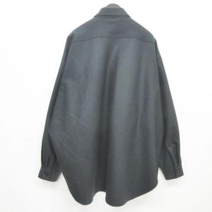 HAVERSACK 21AW 422125 ミリタリーシャツジャケット オーバーサイズ M ブラック 0117