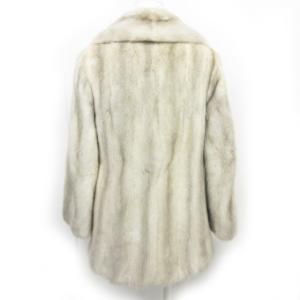 SAGA MINK 金SAGA サファイアミンクファーコート ジャケット グレー ベージュ系 ECR13 0123