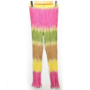 98SS パンツ タイダイ プリーツ M マルチカラー