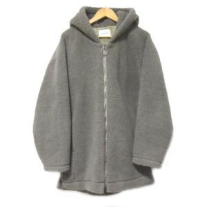 ボアフードジャケット ブルゾン 8325199-0411 ジップアップ カーキ S X