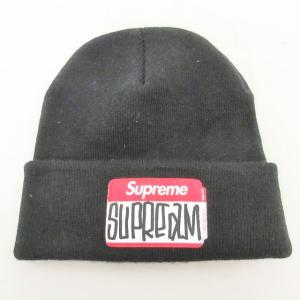 Supreme 21AW SUPREME GONZ NAMETAG BEANIE ニットキャップ 黒