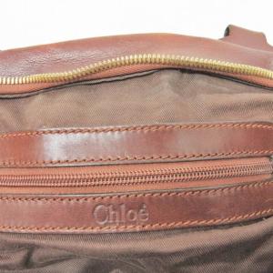 Chloe ケララ ショルダーバッグ レザー チャーム付 ホース ブラウン