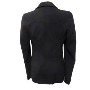 EMPORIO ARMANI パンツスーツ ブラック バージンウール 36 38 ジャケット 1B スラックス