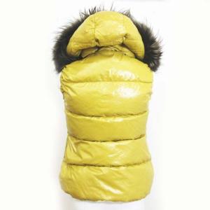 DUVETICA GOCCIA ダウンベスト ジャケット フーディ ファー付き からし色 38