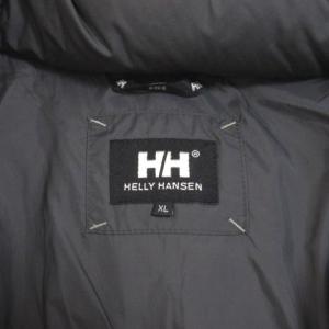 HELLY HANSEN カルパチア ダウンジャケット HH16610 ジップアップ XL チャコールグレー ロゴ刺繍