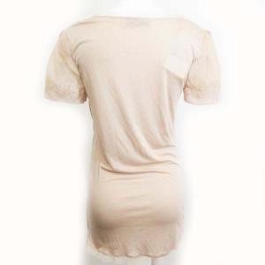 VALENTINO タグ付き ブラウス シャツ 半袖 レース ベージュ