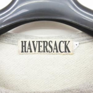 HAVERSACK スウェットシャツ トレーナー コットン 半袖 灰 グレー L
