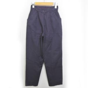 ISSEY MIYAKE ヴィンテージ 70s ALL STYLEタグ ハイウエスト コットンパンツ ロングパンツ テーパード 紫 パープル 9 M
