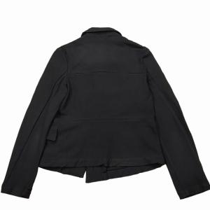 COMME des GARCONS COMME des GARCONS コムコム 美品 AD2010 11SS ポリ縮絨 ねじれ ジャケット 製品染め 黒 ブラック XS 0915