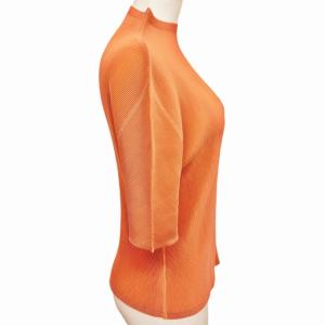 PLEATS PLEASE ISSEY MIYAKE  イッセイミヤケ プリーツカットソー 半袖 03 オレンジ