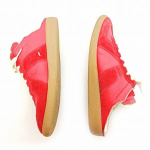 Martin Margiela 22 ジャーマントレーナー スニーカー スリッパ サンダル レッド
