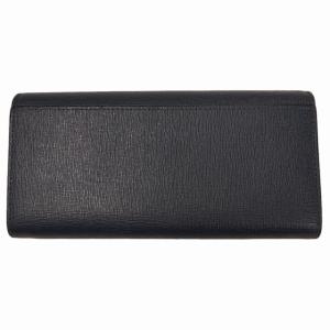 FURLA BABYLON 長財布 ロングウォレット レザー フラップ式 ブルーグレー
