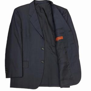 Comme des Garçons Homme Deux AD2004 04AW 3B テーラードジャケット ブレザー ノーベント ストライプ ネイビー M 0913