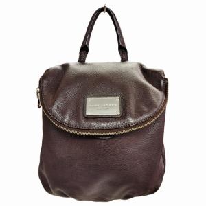 MARC JACOBS Classic Backpack M0012518 バックパック リュックサック デイパック 鞄 オールレザー ブラウン 0827