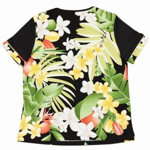 LEONARD SPORT カットソー Tシャツ ブラウス 半袖 花柄 大きいサイズ マルチカラー
