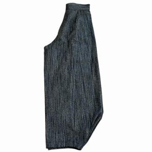 ISSEY MIYAKE 80s 筆タグ ワンタックワイドパンツ 総柄 M 黒