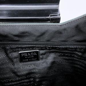 PRADA ショルダーバッグ ハンドバッグ トートバッグ 肩掛け ロゴ グリーン