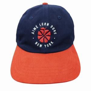 New Balance Aime Leon Dore キャップ ネイビー オレンジ