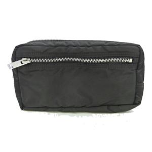 PORTER タンカー クラッチバッグ ナイロンポーチ ブラック