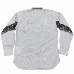 Supreme ×コムデギャルソン Gusset Shirt コラボ 長袖シャツ チェック柄 ドット デジカモ