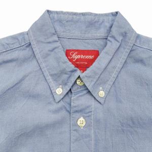 Supreme OXFORD BD SHIRTS バイカラー S ブルー サーモンピンク