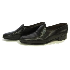 BALLY ローファー シューズ レザー ロゴ デザイン 革靴 茶 ブラウン 7 1