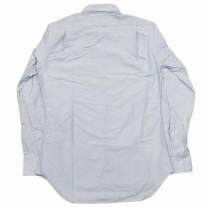 THOM BROWNE オックスフォードシャツ ボタンダウン BD トリコロール 2 ライトブルー