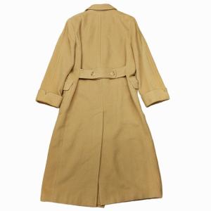 RALPH LAUREN メルトン チェスターコート ロングコート ジャケット ダブルブレスト オーバーサイズ ベージュ