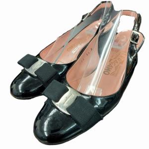 ヴァラ ミュール パンプス アンクルストラップ シューズ 靴 ブラック 6 1