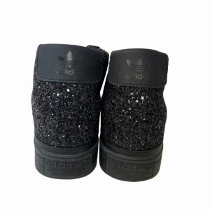 adidas Originals COURTVANTAGE HEEL FV5619 グリッダー ラメ スニーカー シークレット