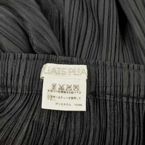 PLEATS PLEASE ISSEY MIYAKE イッセイミヤケ 美品 プリーツワイドパンツ ブラック 0 1227
