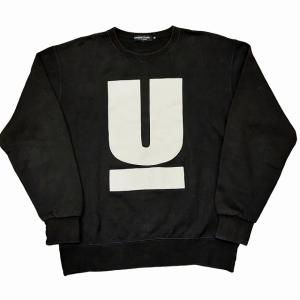 アンカバ Uロゴ クルーネックトレーナー スウェット ブラック M 1229