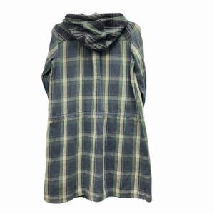 HYSTERIC GLAMOUR シャツ ワンピース チェック柄 フード 緑 グリーン FREE IBO33 0121