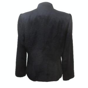 GIVENCHY HIFOMAL アンサンブル ワンピース 喪服 ブラックフォーマル 黒 ノーカラージャケット 1B ロング 7分袖 七分袖