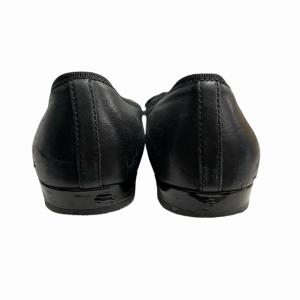 PRADA フラットシューズ バレエシューズ パンプス エナメルトゥ ストレートチップ 黒 ブラック 36 1