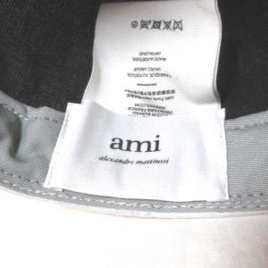 AMI Alexandre Mattiussi 帽子 ロゴ刺繍 キャップ 白 ホワイト コットン RRR X
