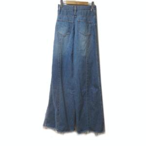 CHRISTIAN DADA 18SS デニム パンツ ジーンズ ワイド タイパンツ ダメージ加工 カットオフ 青 ブルー 38 M コットン RRR X