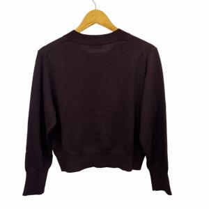 MARGARET HOWELL 21AW メリノウール カーディガン ニット セーター 長袖 紫 パープル 2 0107