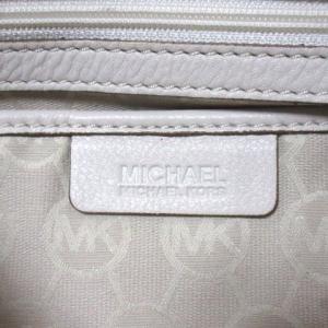 MICHAEL Michael Kors ハンドバッグ 皮革 オフホワイト 白 チャーム GY10 X